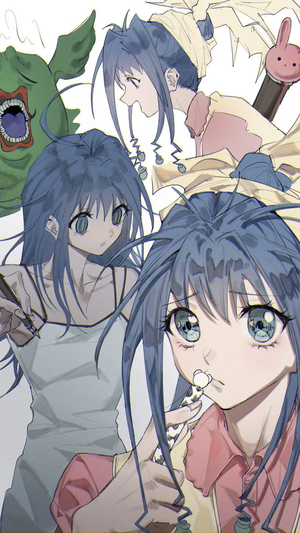 ai character: neón  background