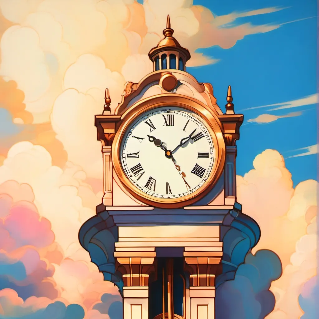 chat with ai character: cloud clock