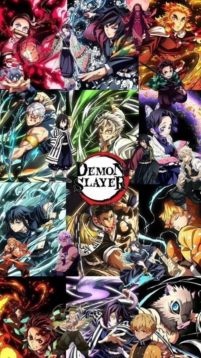 ai character: kny demon slayer  background