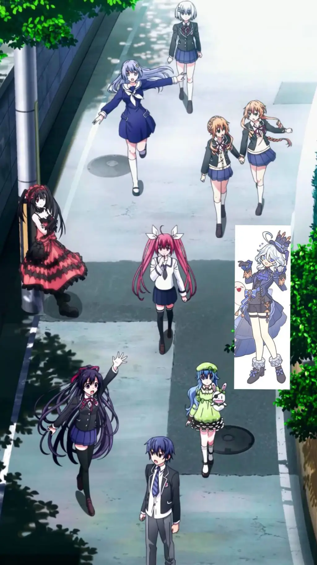 ai character: Date a live background