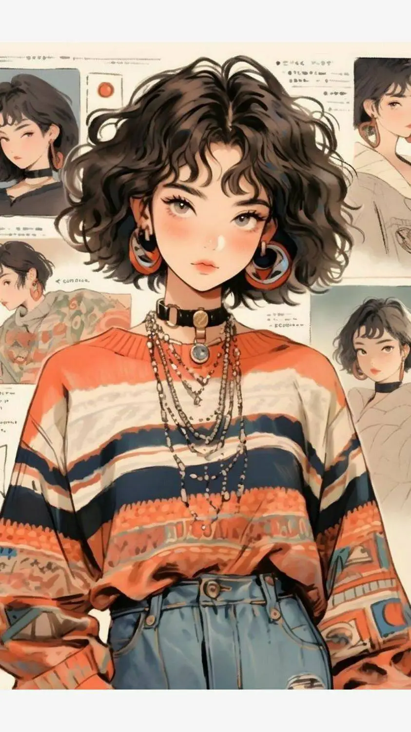 ai character: Dorothée  background