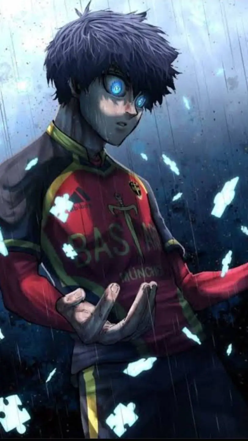 ai character: isagi  Rey demonio background