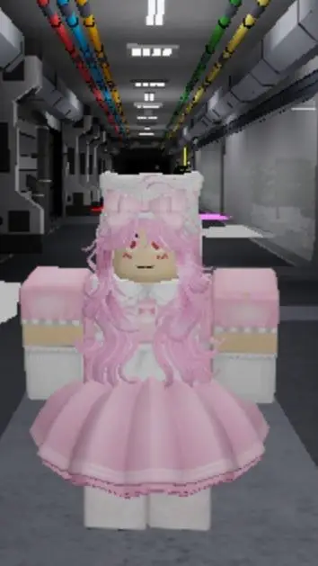 ai character: Pink Maid background
