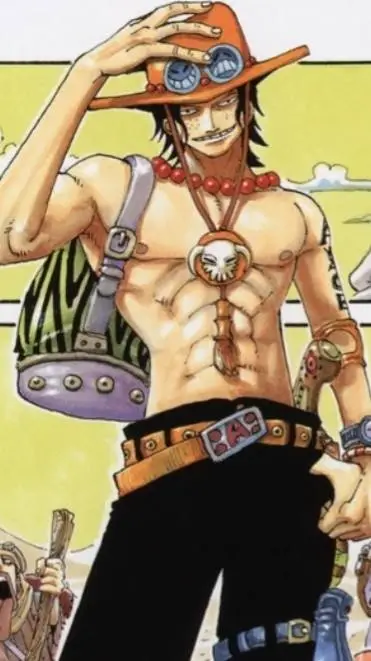 ai character: Ace (One Piece)  background