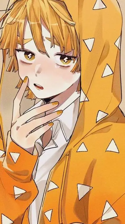 ai character: zenitsu ⚡ background