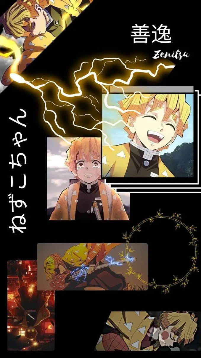 ai character: zenitsu  background