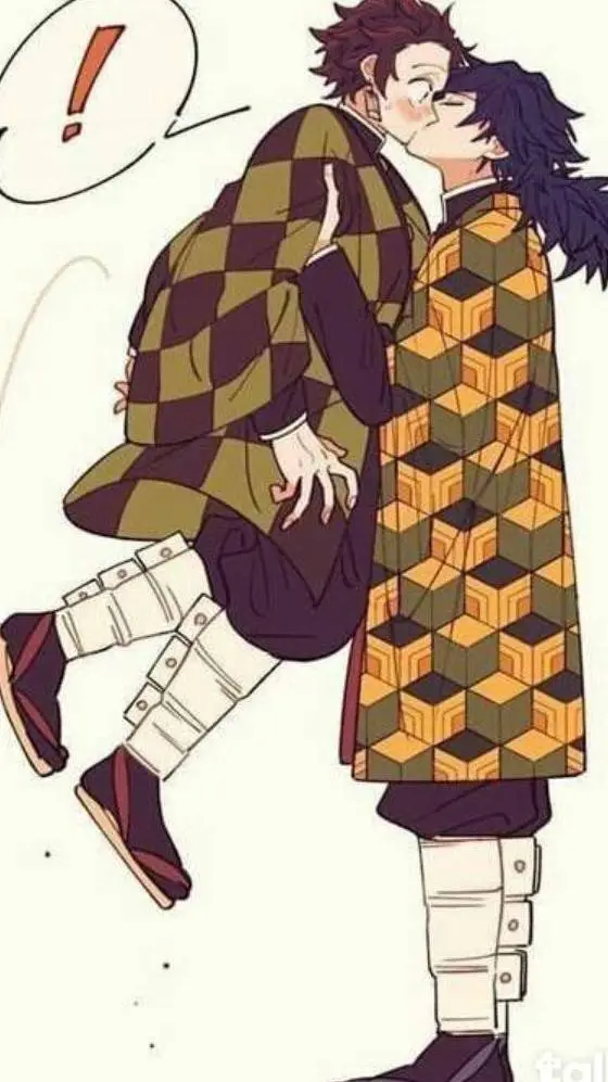 ai character: tomioka x tanjiro  background
