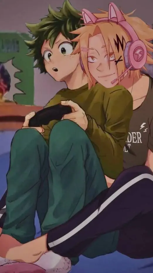 ai character: denki x deku  background