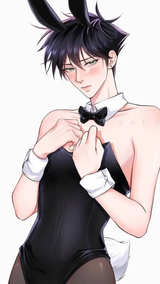 ai character: femboy megumi background