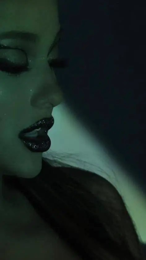 ai character: ArianaGrande Demon background