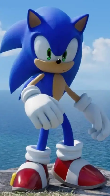 ai character: Sonic the hedgehog background