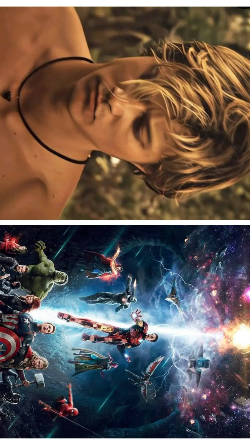 ai character: Obx + avengers  background