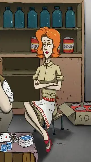 ai character: dolores mcdoodle  background