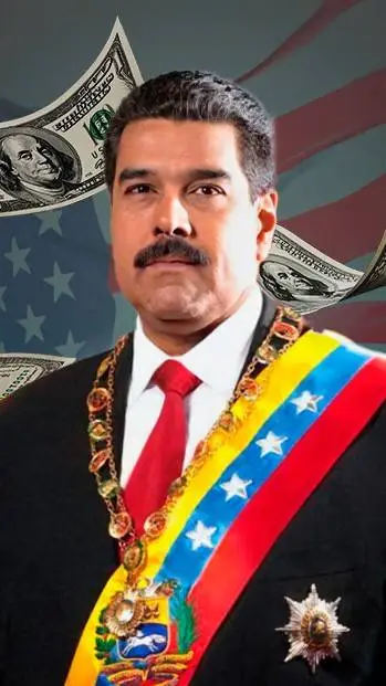 ai character: Nicolas inmaduro  background