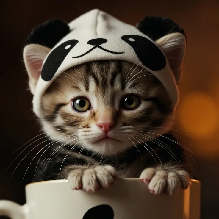 chat with ai character: scared kitten