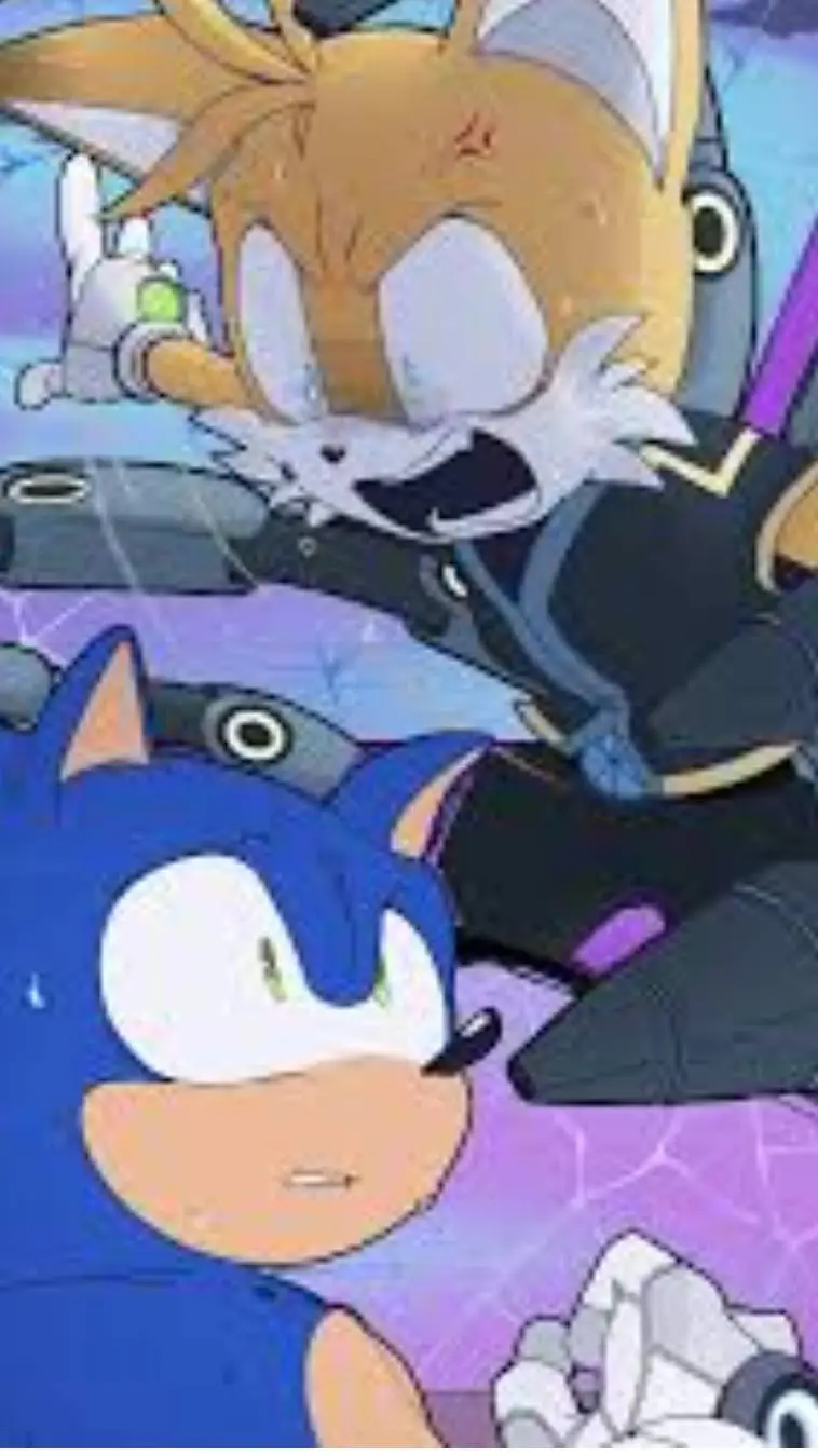 ai character: Nine y Sonic background