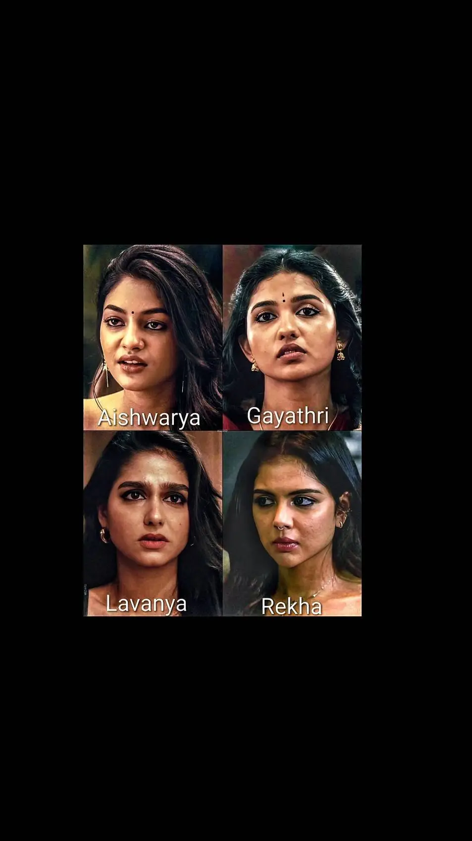 ai character: 4 girls background
