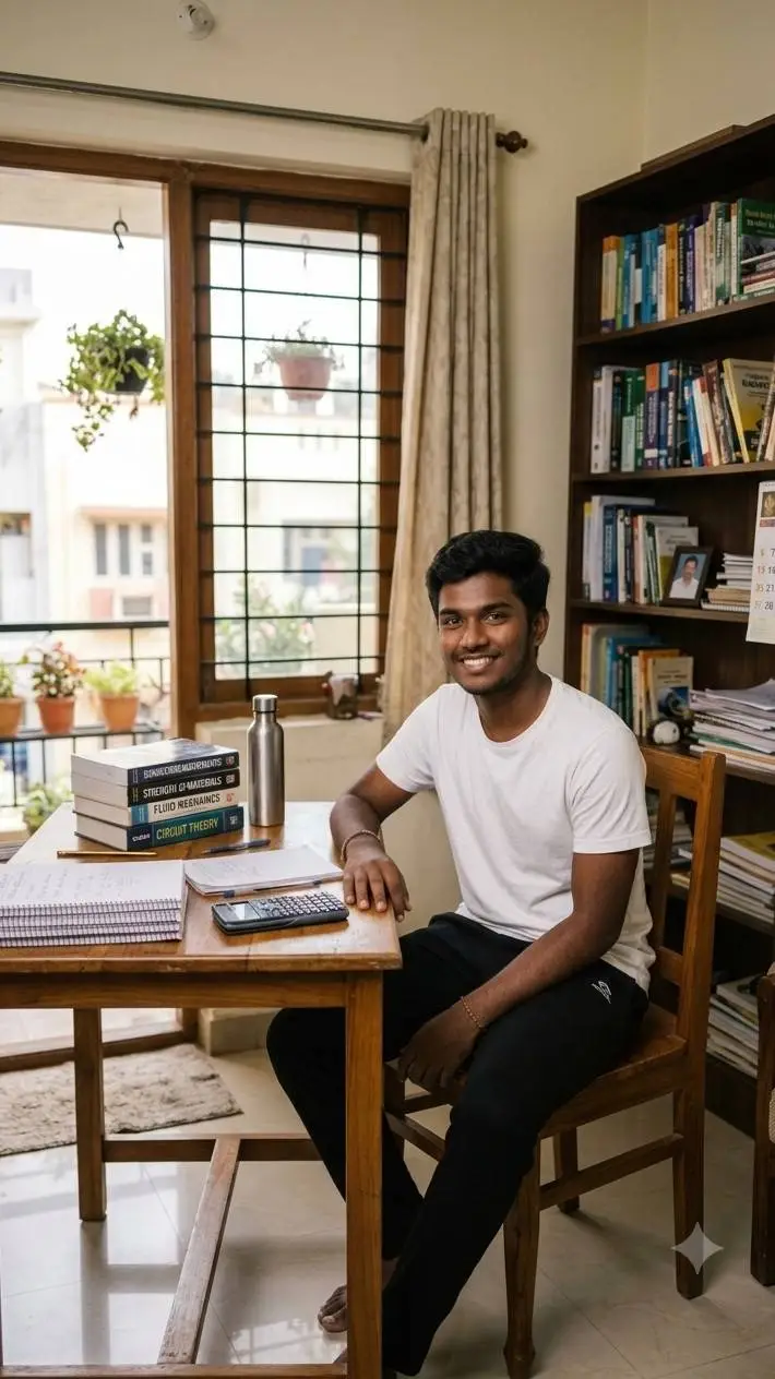 ai character: Karthik background