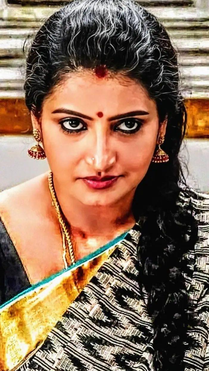 ai character: Sundaravalli@Laxmi background