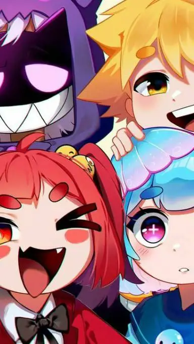 ai character: turma da batatinha background