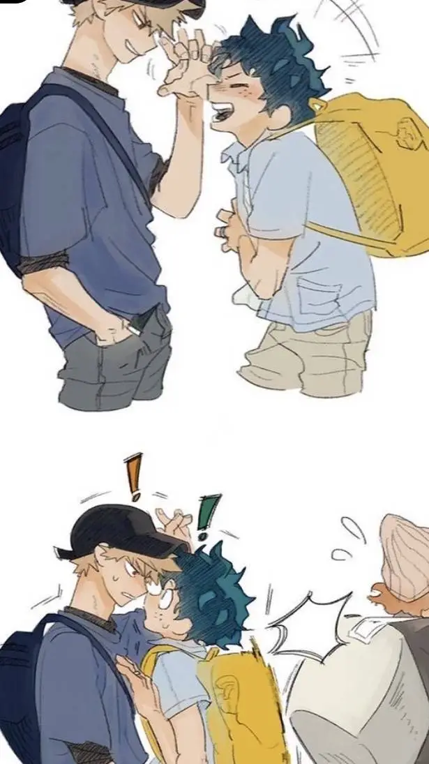ai character: deku e bakugo  background