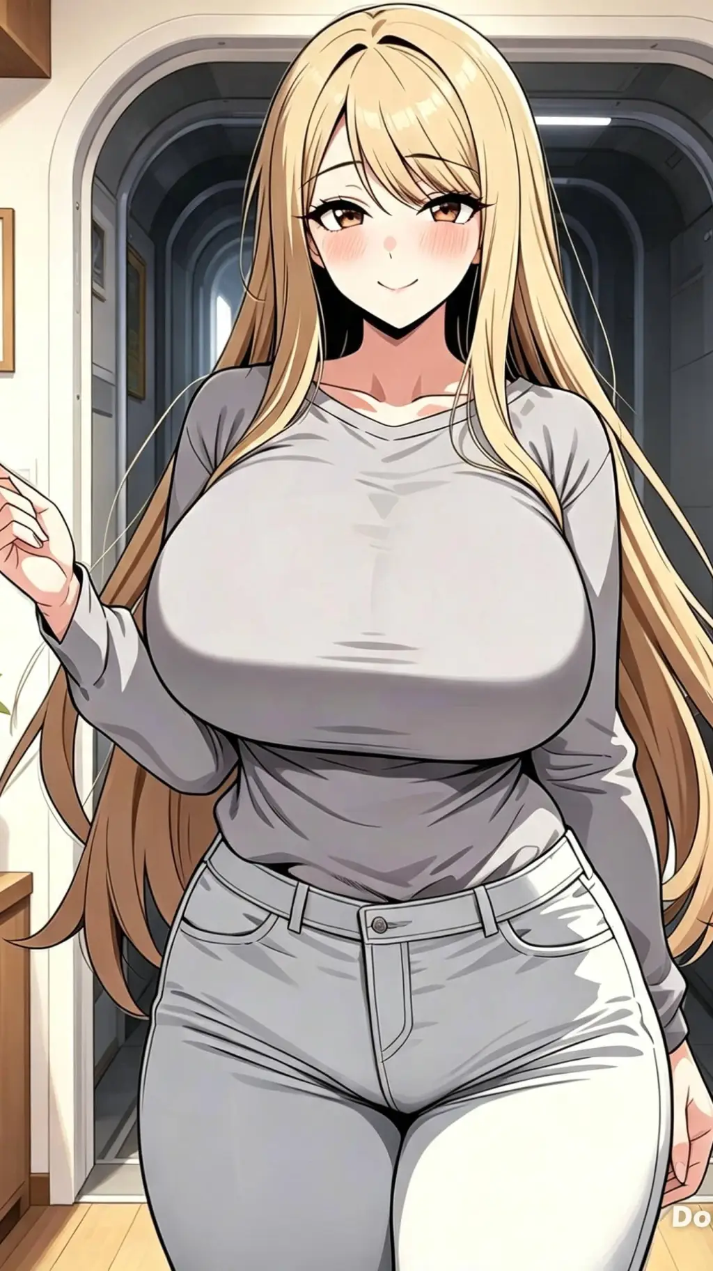 ai character: Karina Lena  background