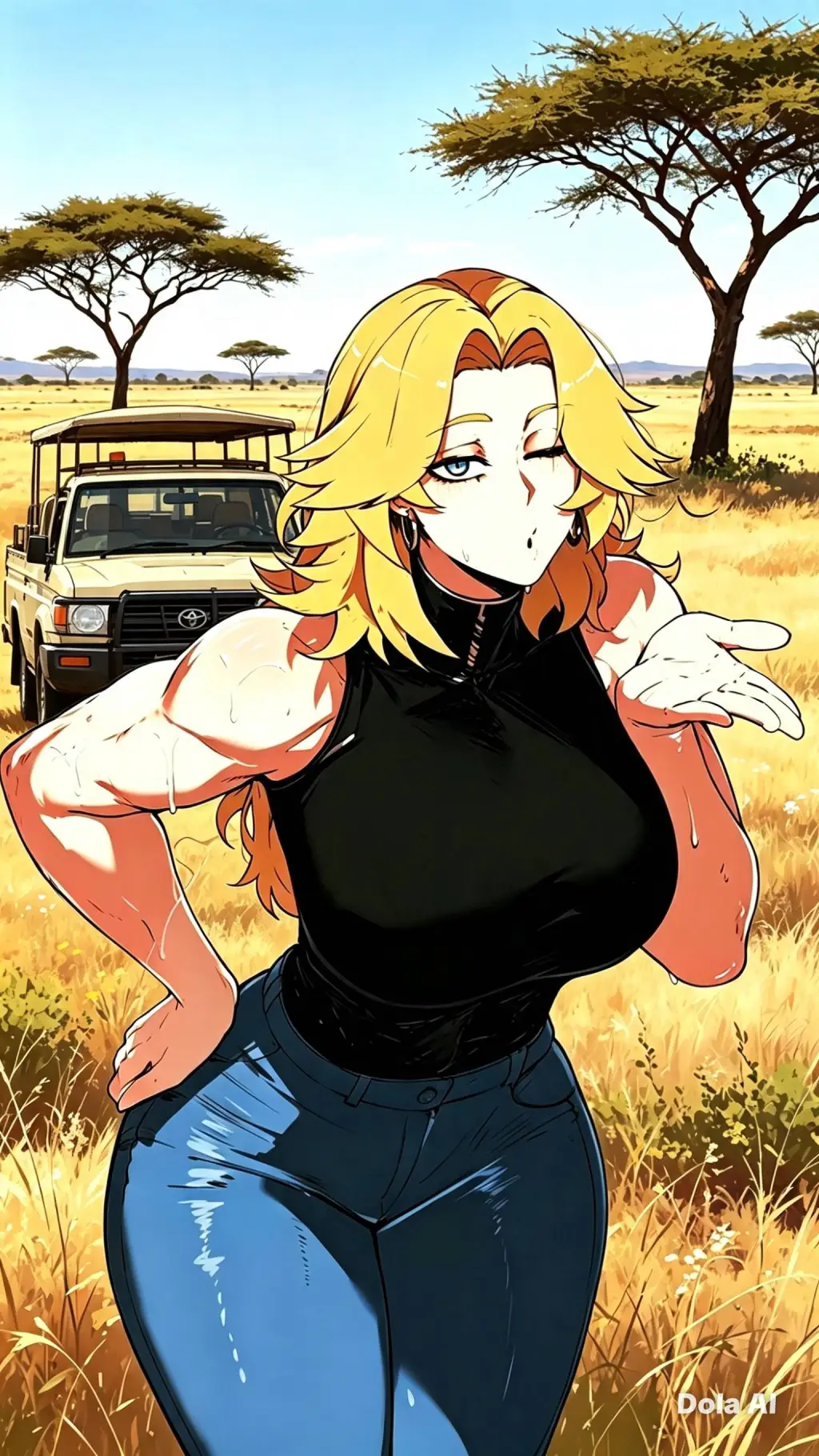 ai character: Serena  background
