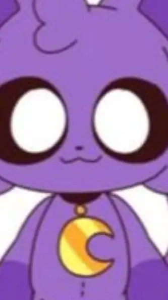 ai character: cat nap but baby background