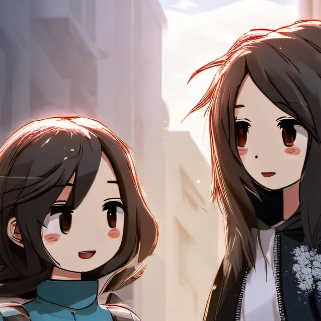 chat with ai character: Me and my Gf