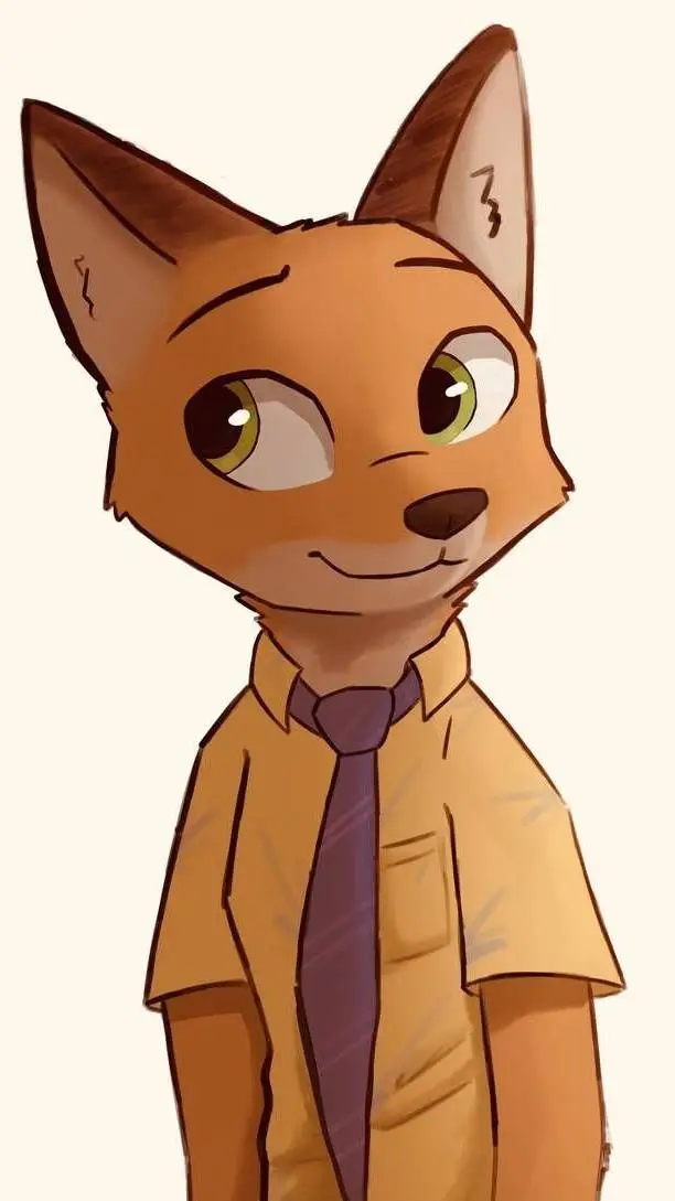 ai character: 🧡 Nick Wilde 🦊 background