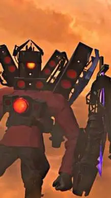 ai character: titán tv man  background