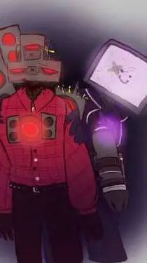 ai character: titán tv man  background