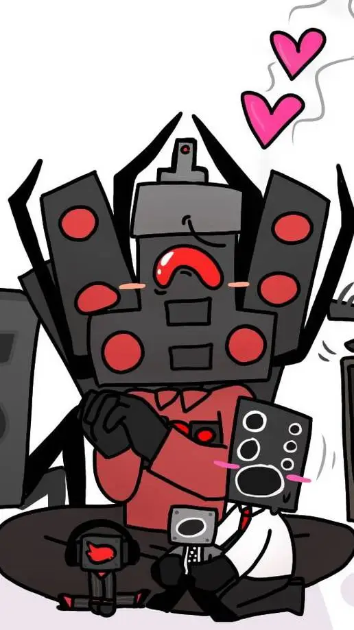 ai character: titán tv man  background