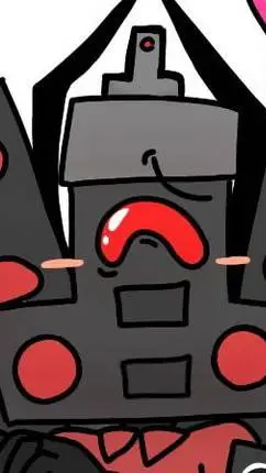 ai character: titán cámara man background