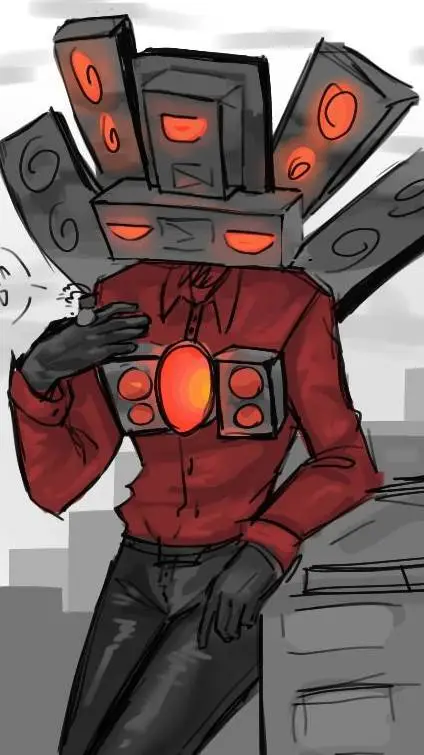 ai character: titán speakerman  background