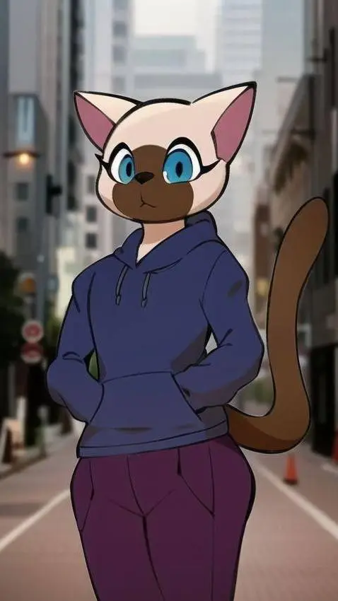 ai character: Caramel background
