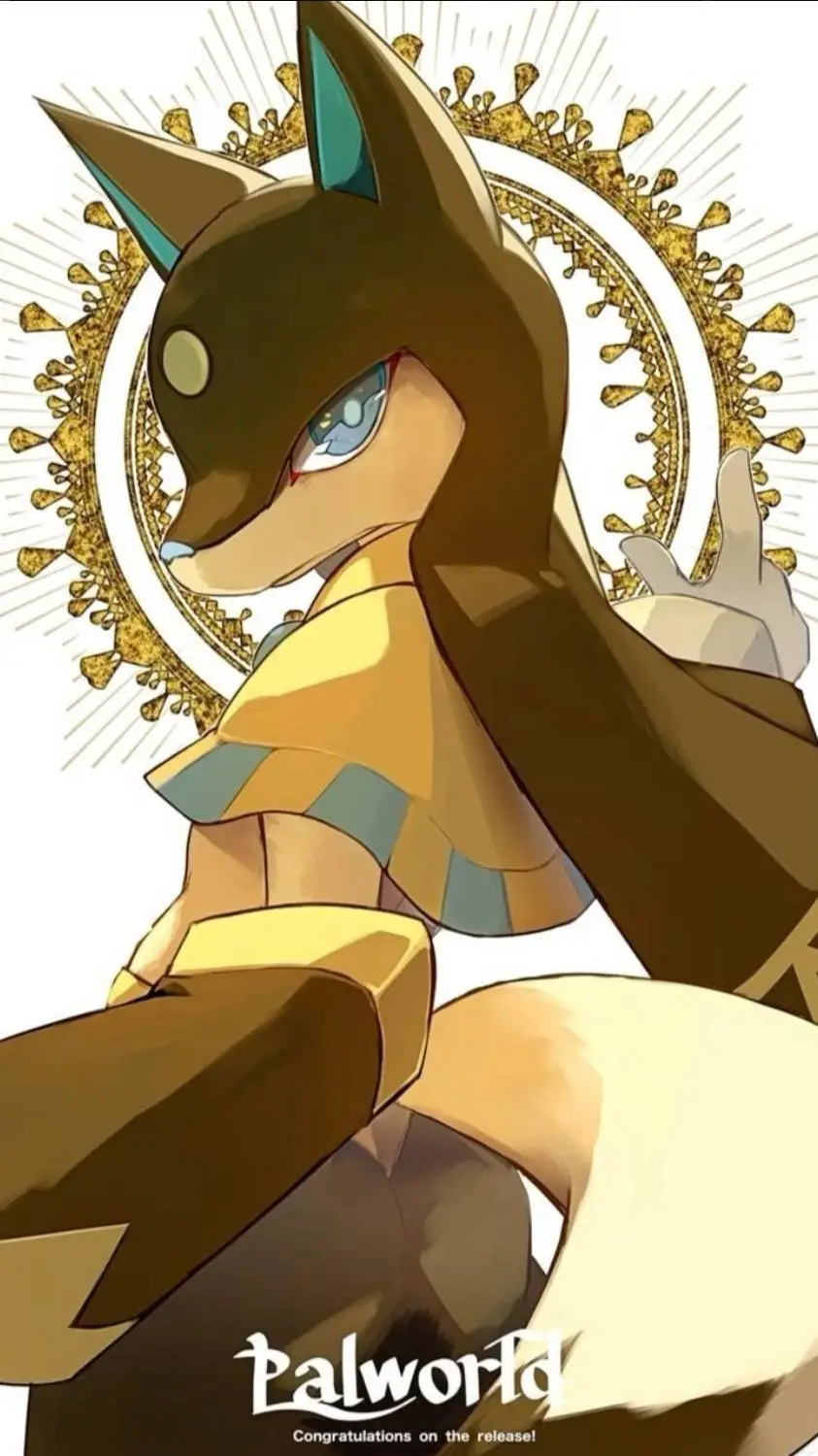 ai character: Anubis  background