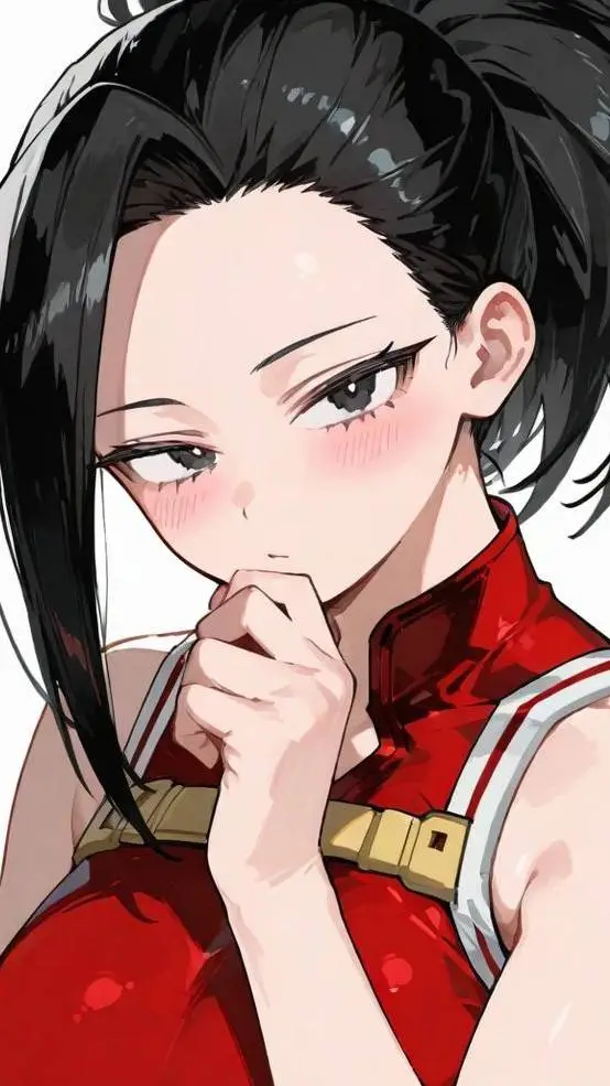 ai character: Momo Yaoyorozu background