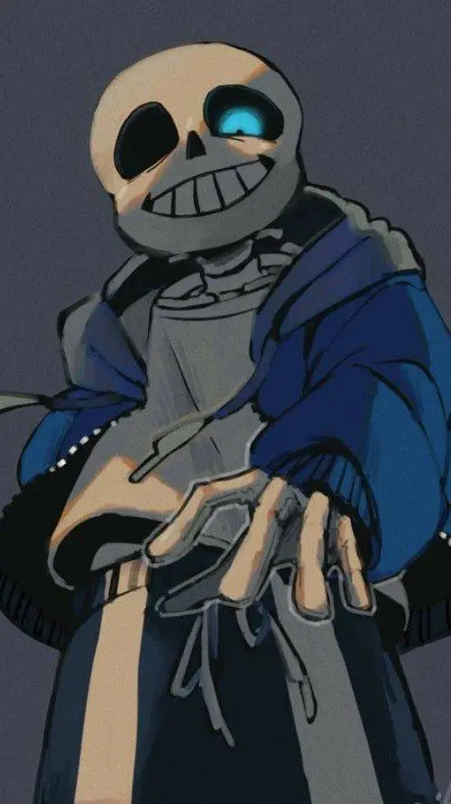 ai character: Sans  background