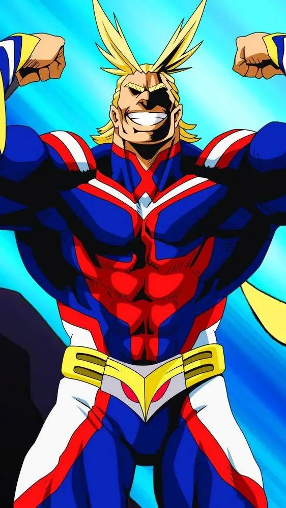 ai character: MHA All Might  background