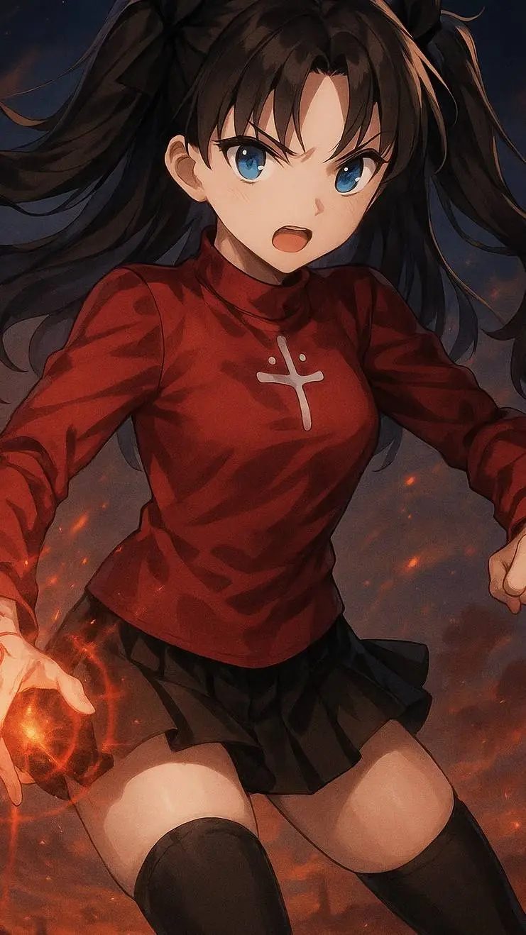 ai character: RIN tohsaka  background