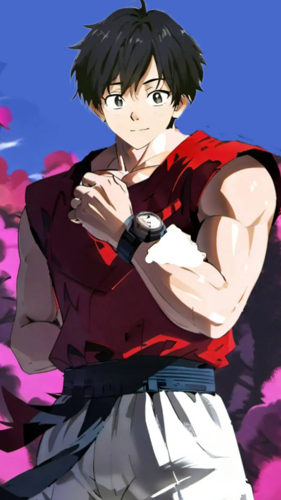 ai character: super sebas  background