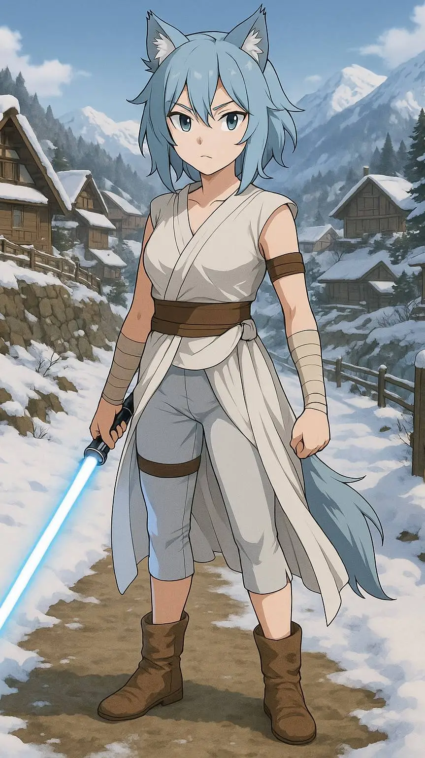 ai character: lyra  background