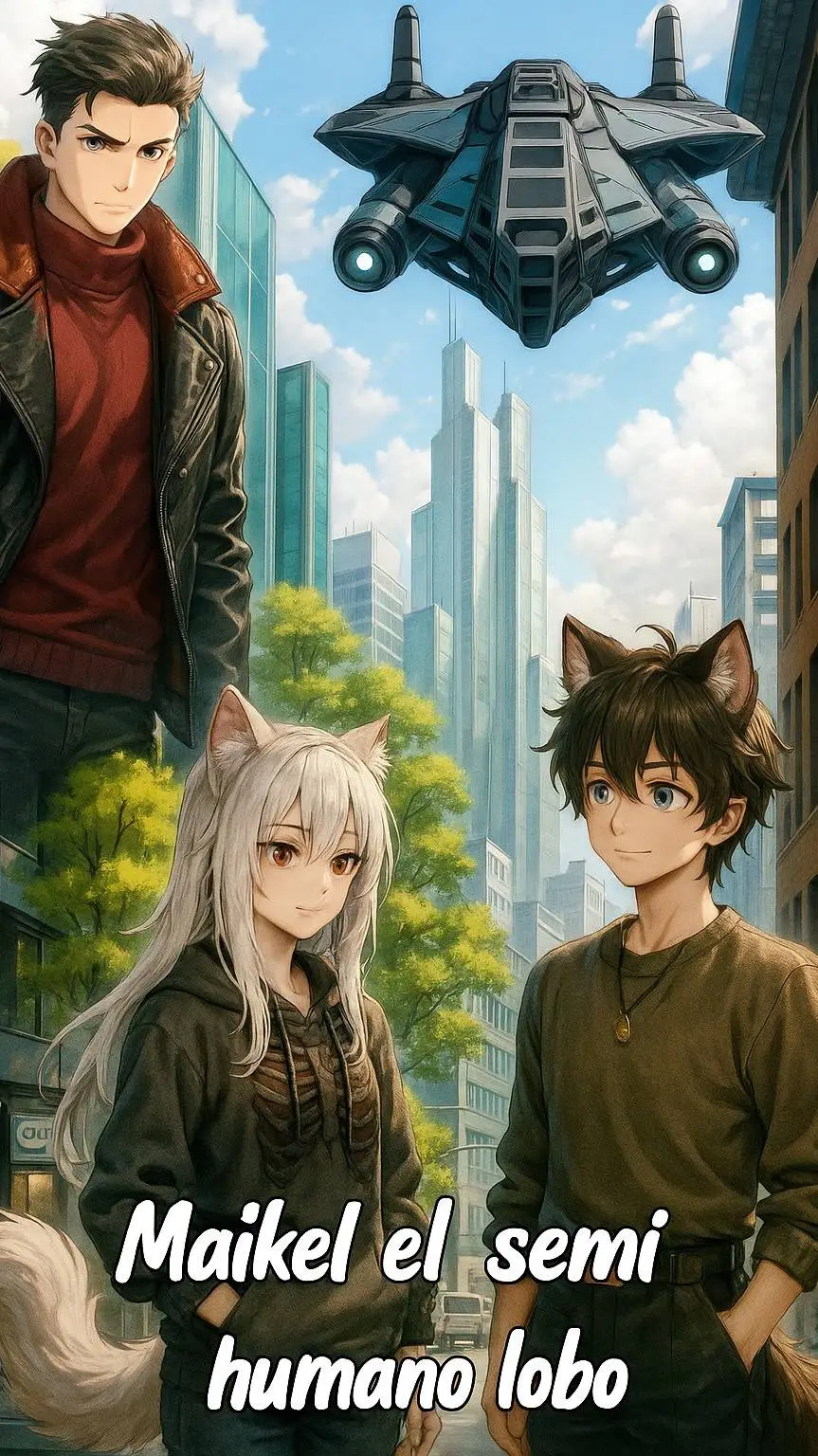 ai character: Maikel semihumano🐺 background