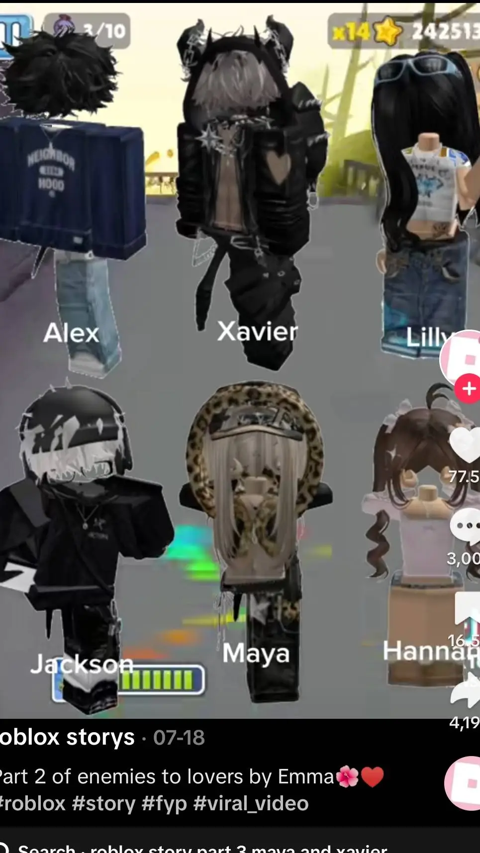 ai character: roblox GC! background