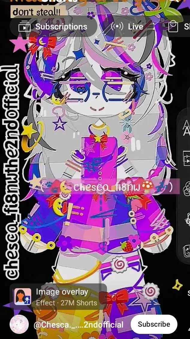 ai character: ★fakechesca★ background