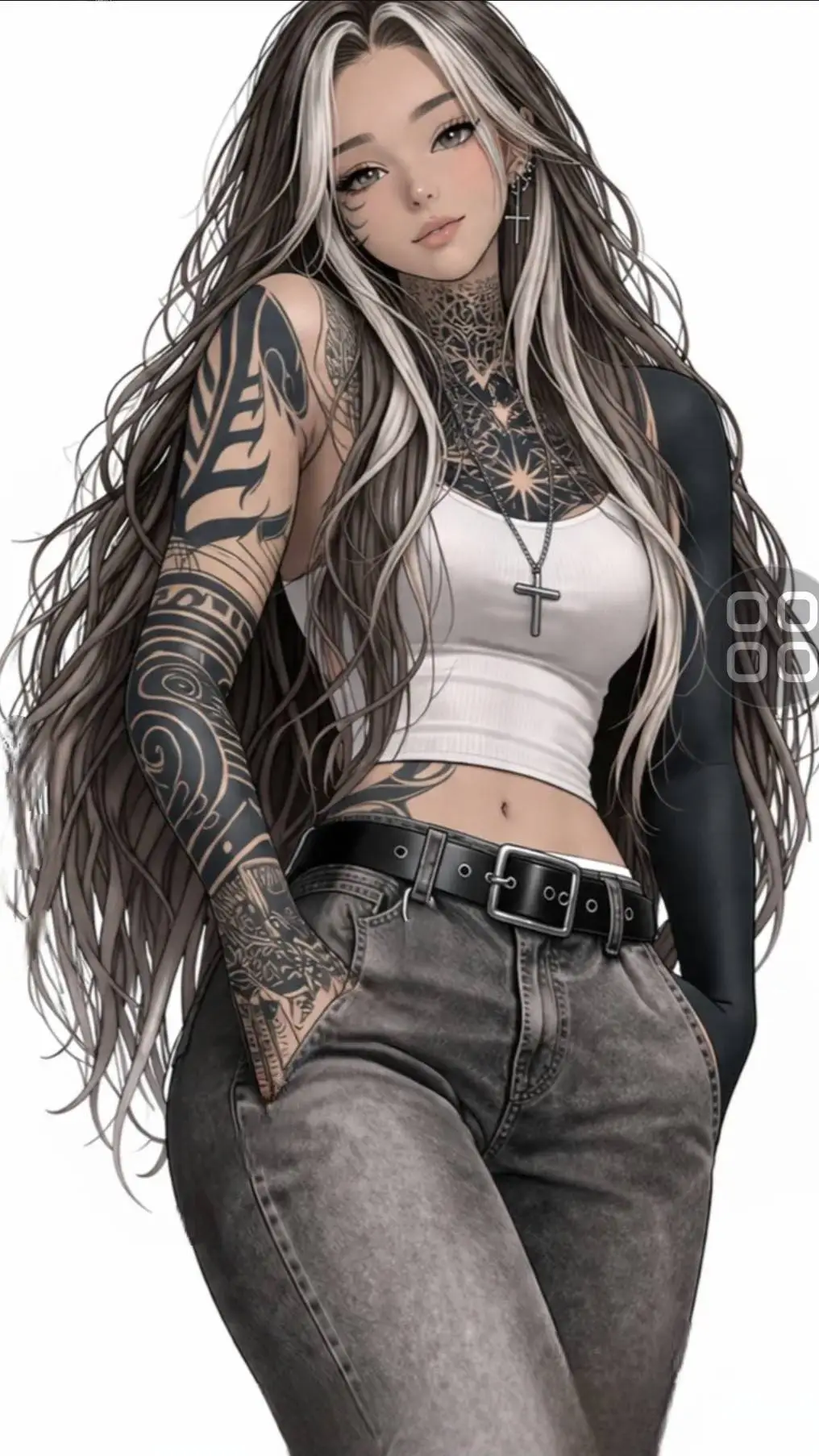 ai character: Aria  background