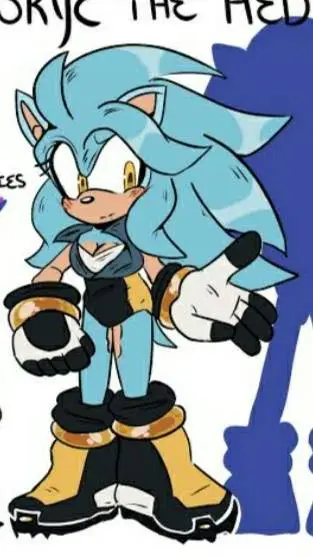 ai character: skye the hedgehog  background