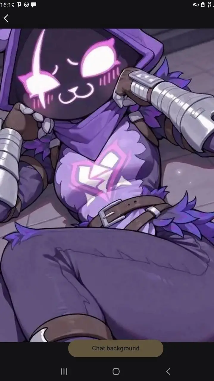 ai character: raven  background