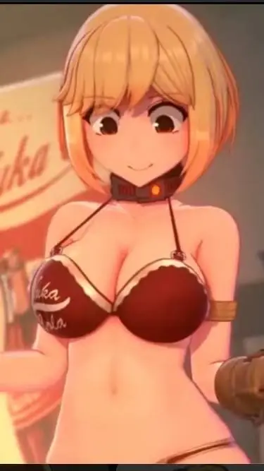 ai character: vault girl  background